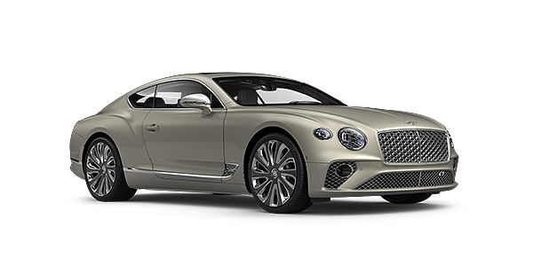 Bentley Panama Bentley GT Mulliner coupe in White Sand paint front 34